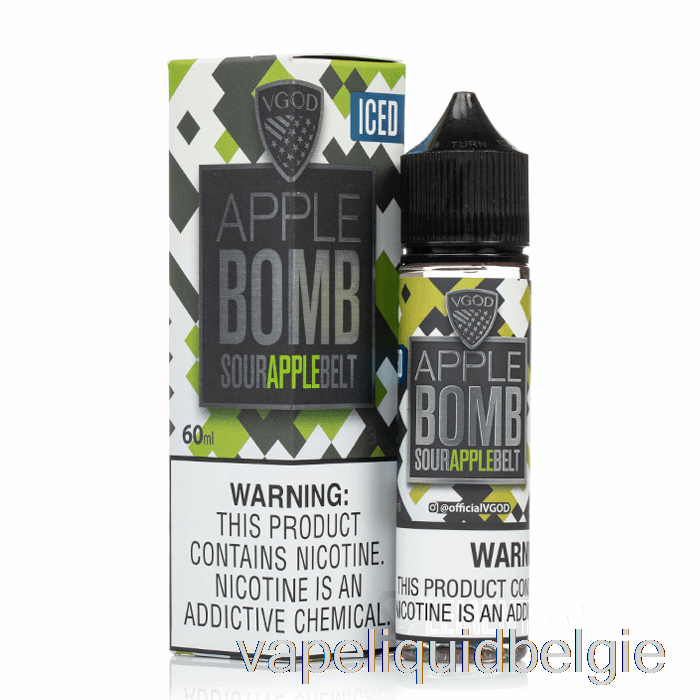 Vape België Ijsappelbom - Vgod E-vloeistof - 60ml 6mg